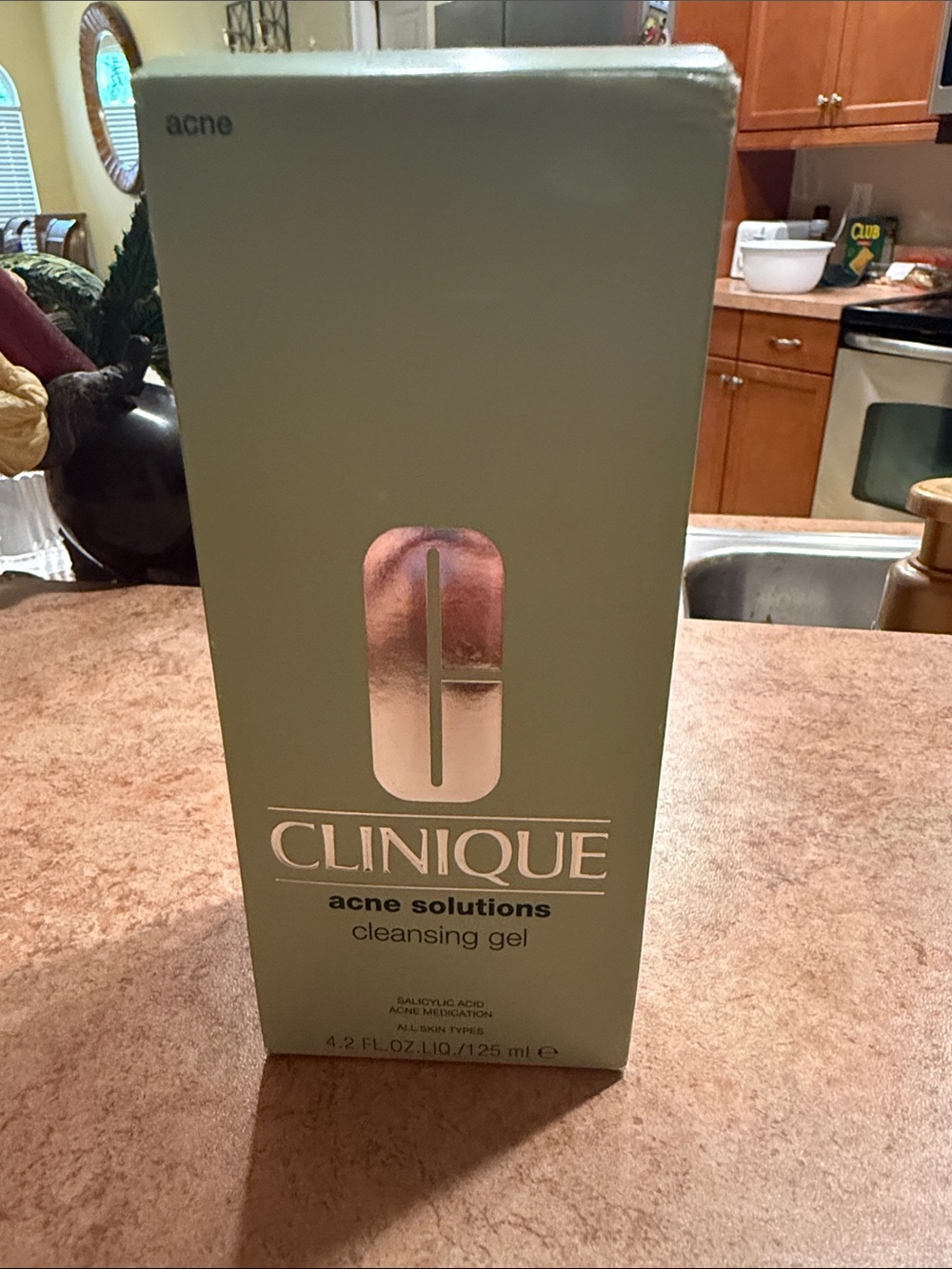 Clinique Acne Solutions Cleansing Gel - Mint Green Packaging